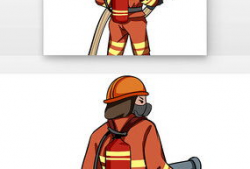 消防员漫画图